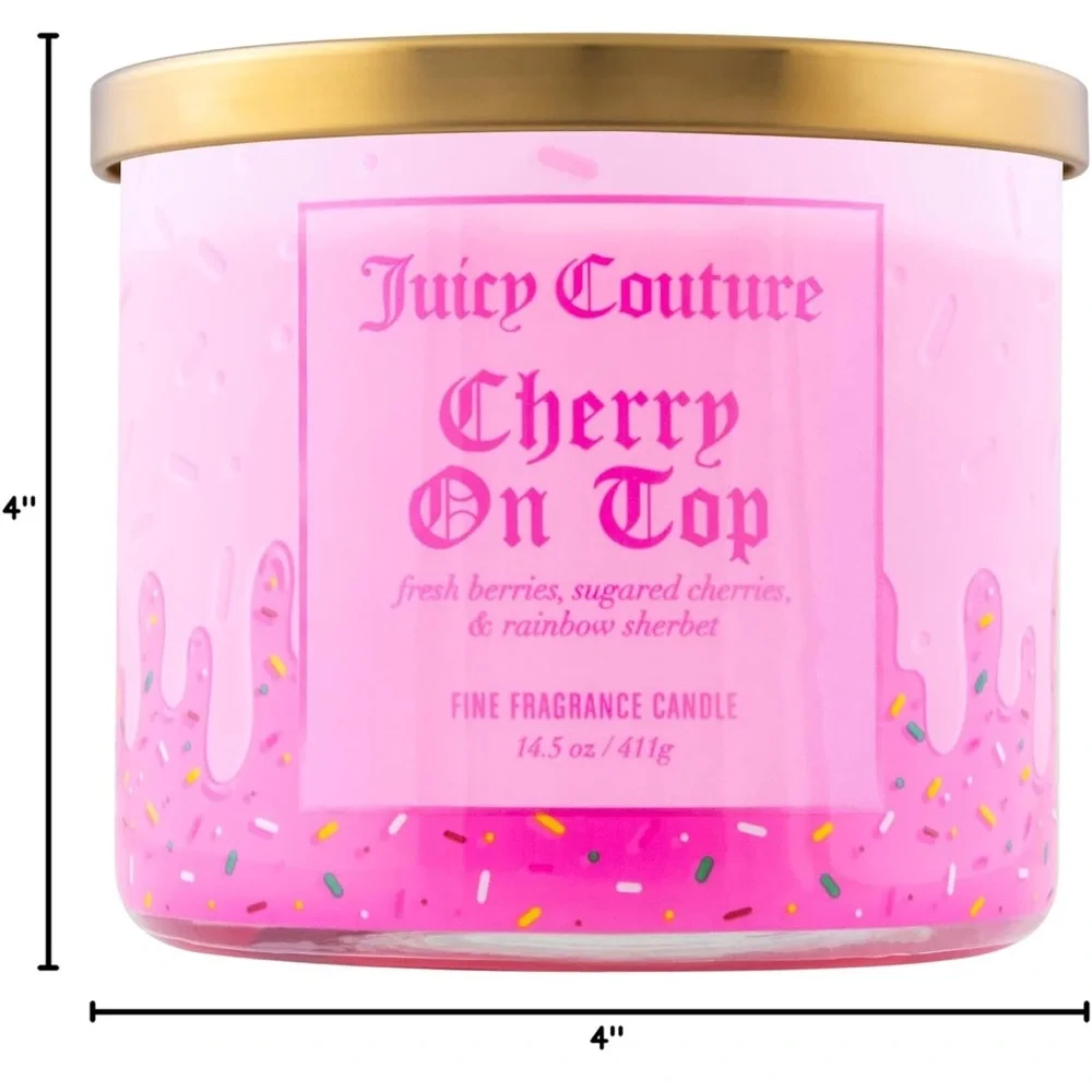 CHERRY ON TOP 3 WICK CANDLE